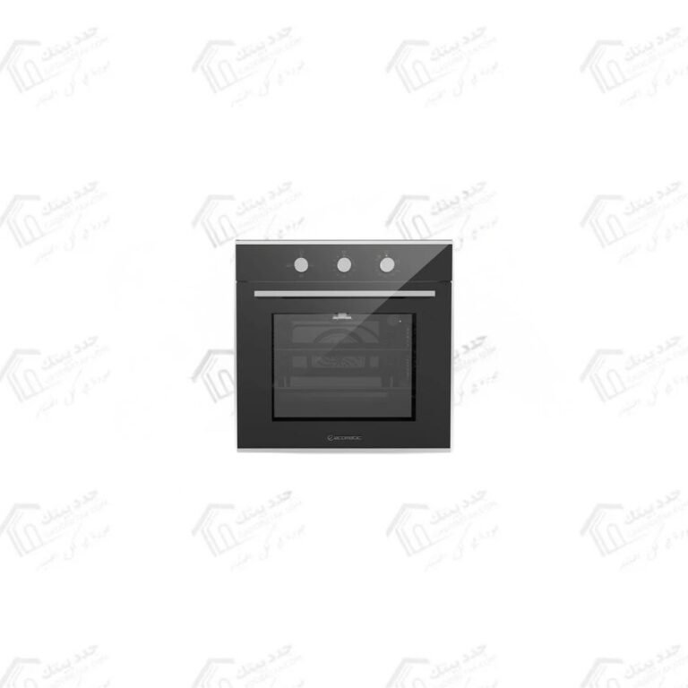 ايكوماتيك فرن غاز بلت ان 60 سم 64 لتر بشواية غاز كريستال اسود G6444GT