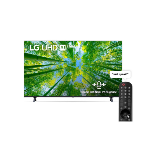 ال جي شاشة تلفزيون سمارت 60 بوصة LED، دقة 4K UHD، برسيفر داخلي 60UQ79006LD