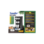 سونفير ماكينة قهوة 420 ملي بكوب استانلس مع شاشة SF-3566