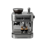 ماكينة تحضير الاسبرسو فيليبس Barista Brew نصف اوتوماتيكية مع عصا بخار، بقوة 1350 وات، 15 بار، فضي - PSA3228/01