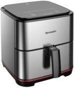 Sharp Digital Air Fryer 7L 1600W Silver KFAF70MST - Image 3