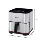 Sharp Air Fryer 7L 1600W 8 Cooking Programs Silver KF-AF70RT-S3 - Image 4