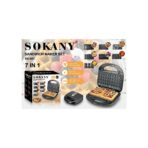 Sokany 7x1 Sandwich Maker 750W Black SK-B907 - Image 5