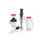 Sokany Hand Blender 4×1 1000 Watt Black SK-758-4 - Image 2
