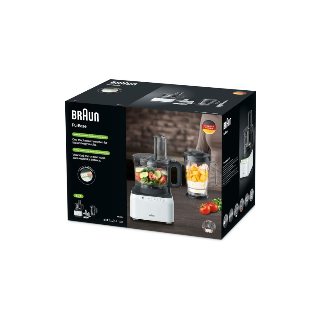 المقاس الكبير (51) كيتشن ماشين براون، 800 وات، ابيض – FP 3132 W - الصورة 4