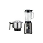 خلاط كهربائى ارشيا 2×1 1.5 لتر مع مطحنة 1200 وات 6 سلاح اللون رمادى BL014-2716