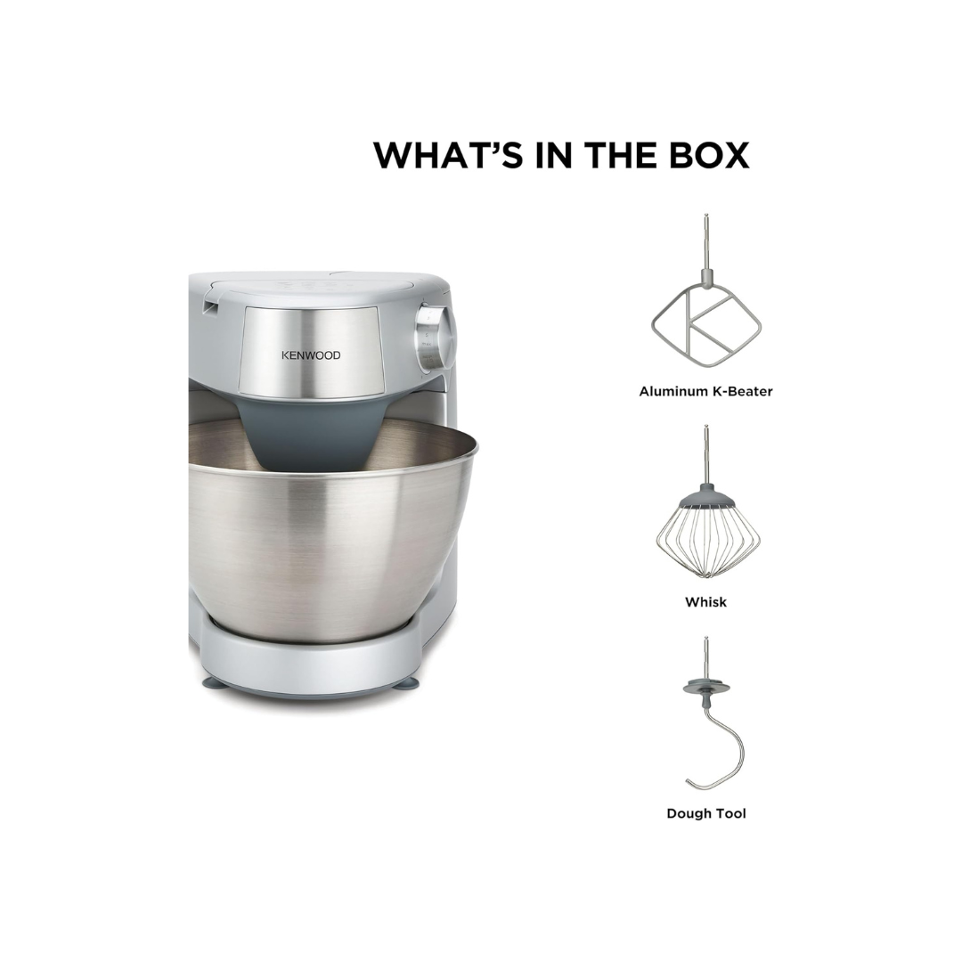 المقاس الكبير (69) Kenwood Prospero Plus Stand Mixer, 4.3L, 1000W, Silver - KHC29.A0SI - Image 7