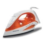 مكواة بخار كينوود، 2100 وات، قاعدة سيراميك، 300 مل، ابيض برتقالي STP50