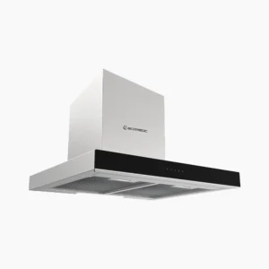 شفاط إيكوماتيك 60 سم على شكل حرف T استانلس ستيل – خاصية CleanAir – لوحة تحكم سوداء – H6310TT