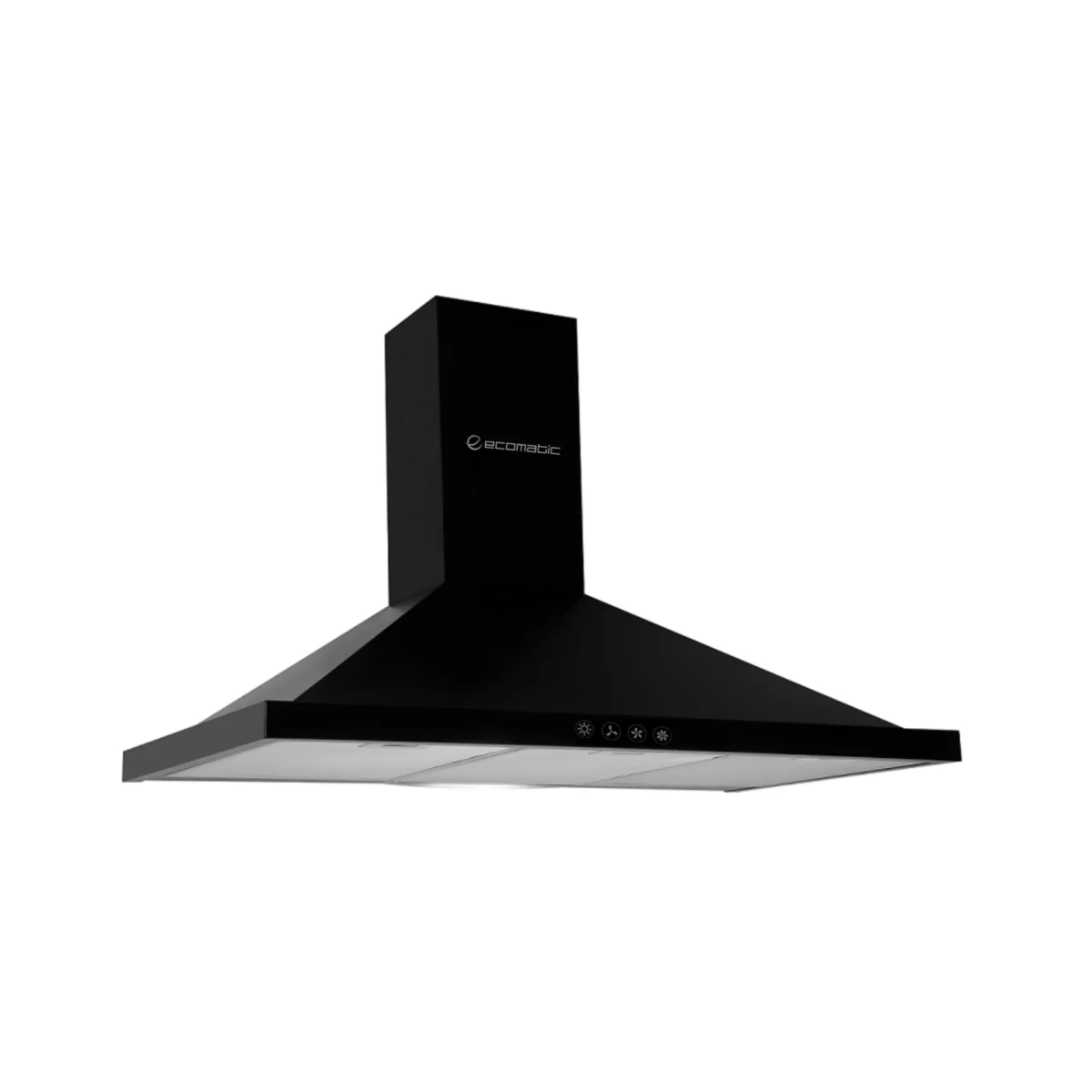 7086 شفاط إيكوماتك 90 سم هرمي أسود تاتش TOUCH 3 سرعات - H910BKD