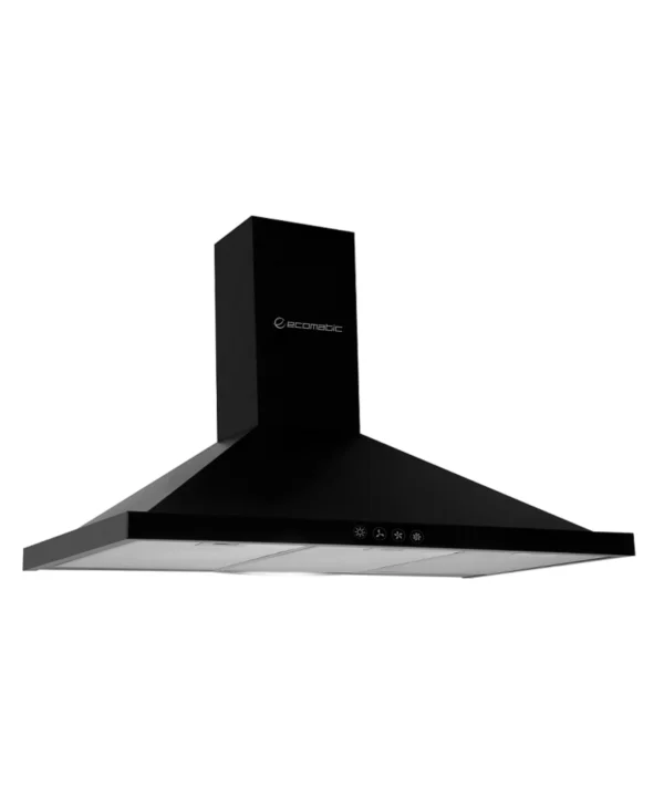 شفاط إيكوماتك 90 سم هرمي أسود تاتش TOUCH 3 سرعات - H910BKD