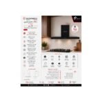 ⁦ايكوماتيك شفاط 90 سم حرف T قوة الشفط 750 م3/س بتصميم فاخر من الاستانلس ستيل الاسود H9307TBKB⁩ - الصورة ⁦3⁩