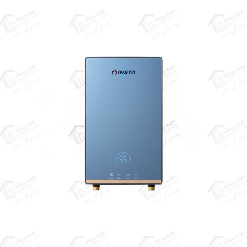 انستا سخان مياه فوري كهربائي سمارت 9 كيلو بتصميم أنيق باللون الأزرق IH-9(Ice Blue)SMART - الصورة 1