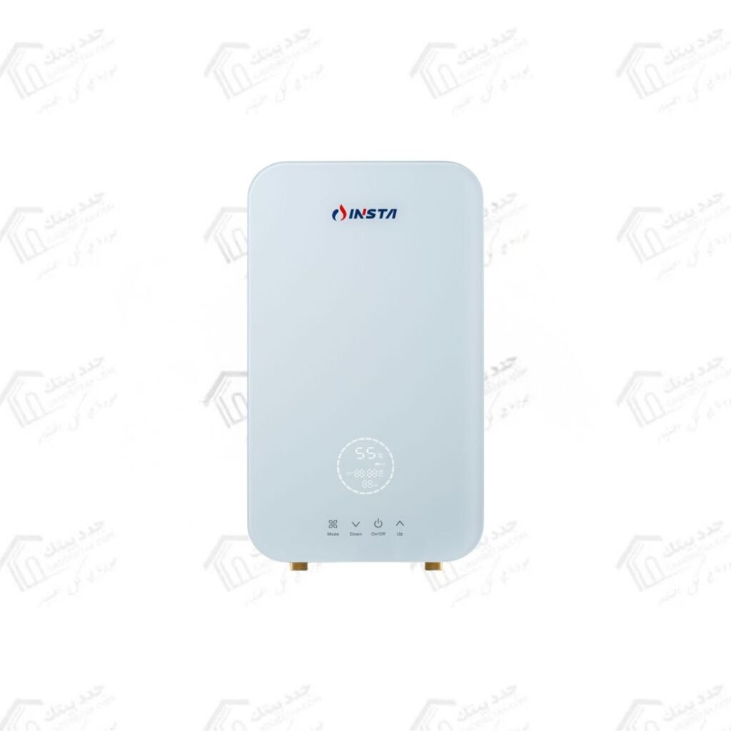 انستا سخان مياه فوري كهربائي سمارت 12 كيلو بتصميم أنيق باللون الأبيض IH-12(White)SMART