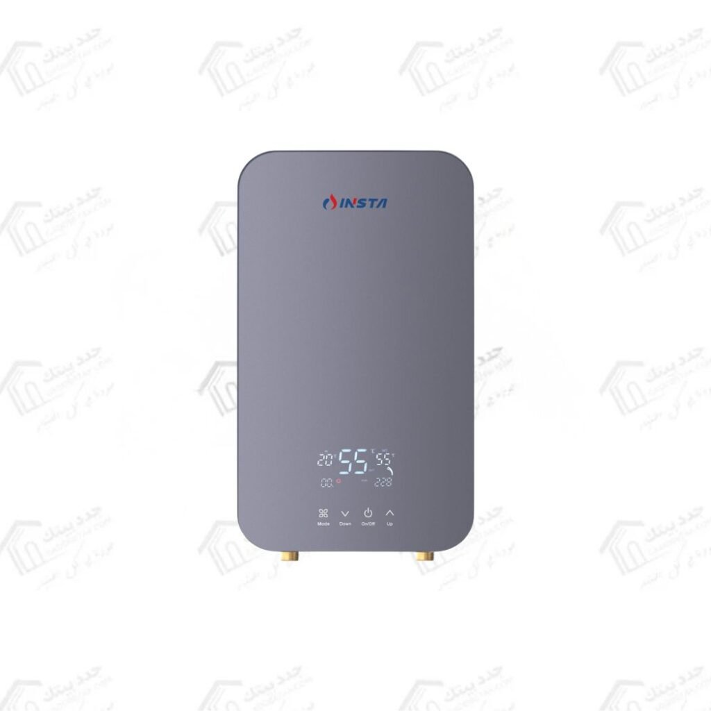 انستا سخان مياه فوري كهربائي سمارت 11 كيلو بتصميم أنيق باللون رمادى IH-11 GRAY(SMART)