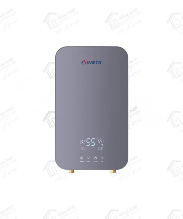 انستا سخان مياه فوري كهربائي سمارت 11 كيلو بتصميم أنيق باللون رمادى IH-11 GRAY(SMART)