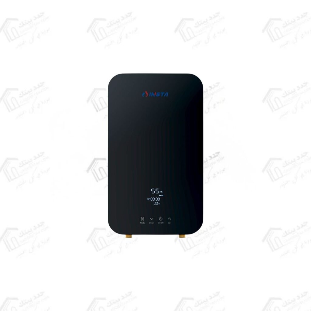 انستا سخان مياه فوري كهربائي سمارت 12 كيلو بتصميم أنيق باللون الأسود IH-12(BLACK)SMART