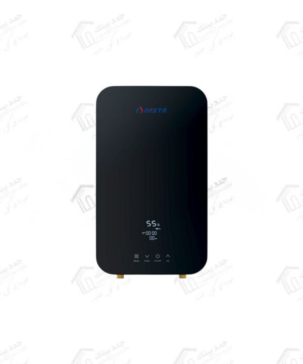 انستا سخان مياه فوري كهربائي سمارت 12 كيلو بتصميم أنيق باللون الأسود IH-12(BLACK)SMART