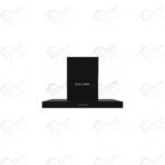 ايكوماتيك شفاط 60 سم شكل حرف T قوة 750 م³/س بتصميم أنيق من الاستانلس الأسود H6307TBKB