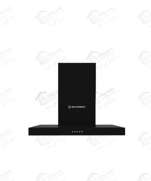 ايكوماتك شفاط 60 سم حرف T قوة الشفط 1000 م3/س بتصميم فاخر باللون الأس H610TBKB