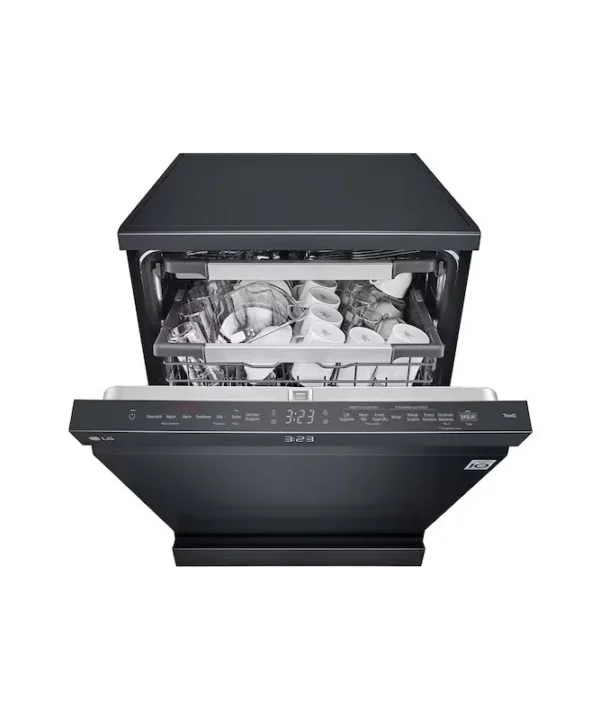ال جى غسالة أطباق ™QuadWash بـ 14 مكان لون اسود DFC287HMS