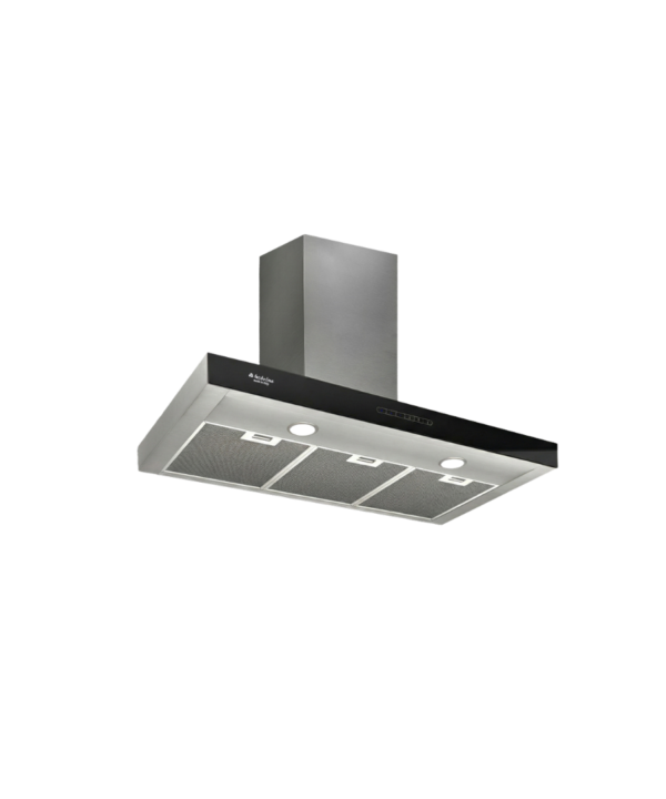 تربو لاين شفاط 90 سم حرف T قوة الشفط 1200 م3/س استانلس Stilo Glass 90