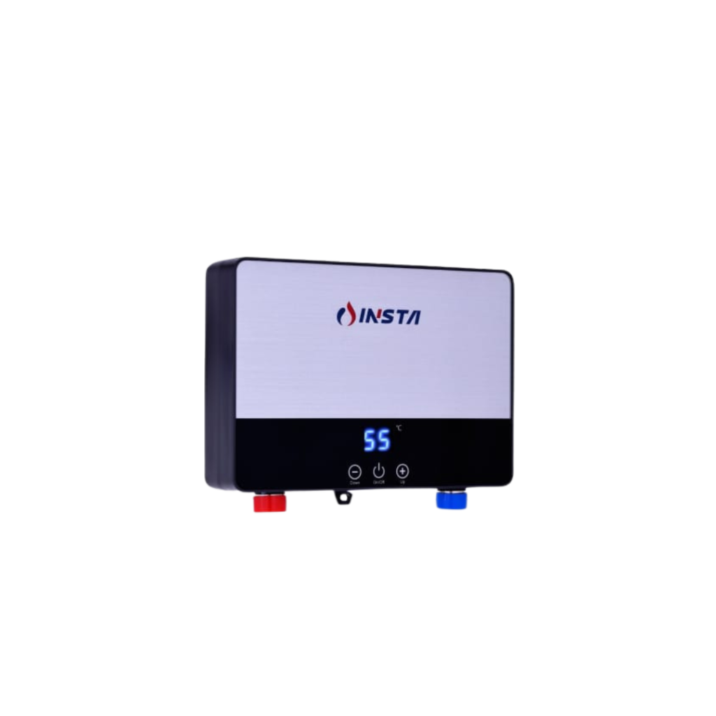 إنستا سخان مياه فوري كهربائي سمارت 6 كيلو رمادي و اسود IH-6 Smart