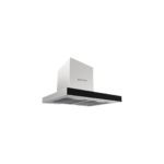 شفاط إيكوماتيك 60 سم شكل حرف T – ستانلس ستيل × لوحة تحكم سوداء – خاصية CleanAir – H6308TT