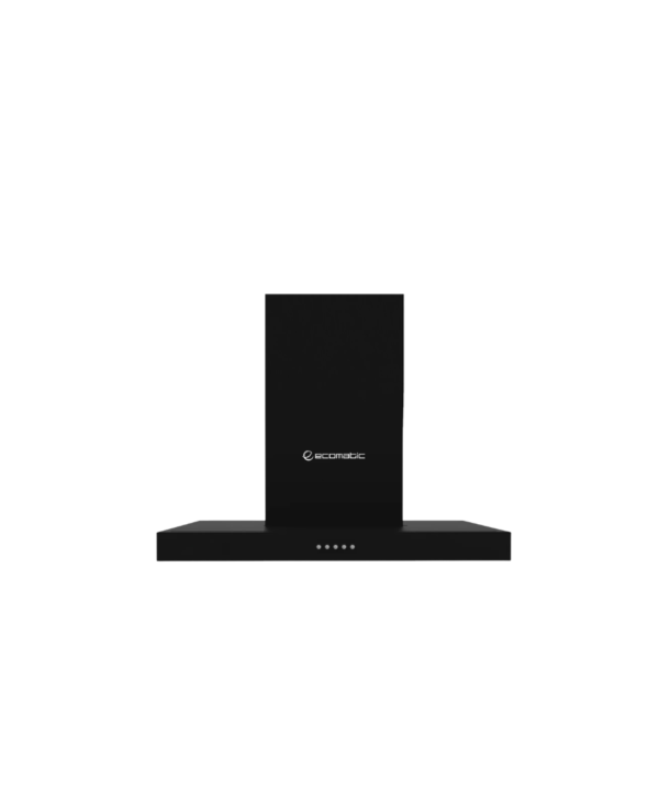 شفاط إيكوماتك 60 سم لون أسود بتصميم على شكل حرف T - H610TBKB