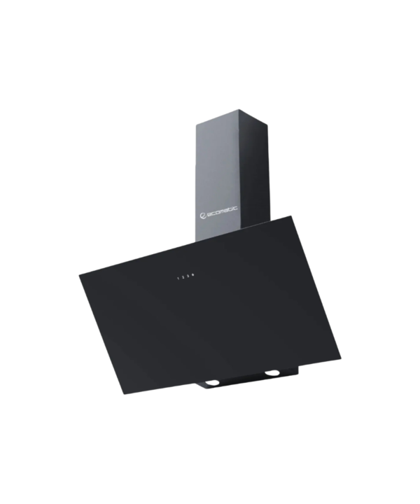 شفاط إيكوماتك 90 سم موديل ديكوري مائل كريستال أسود - H910ZT