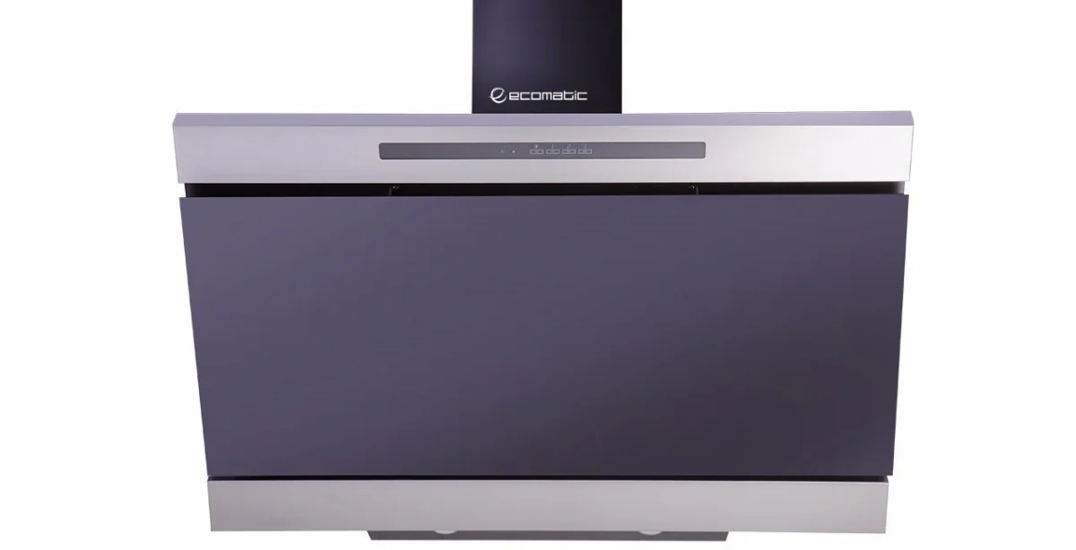 شفاط إيكوماتك 90 سم موديل ديكوري مائل - H910ET