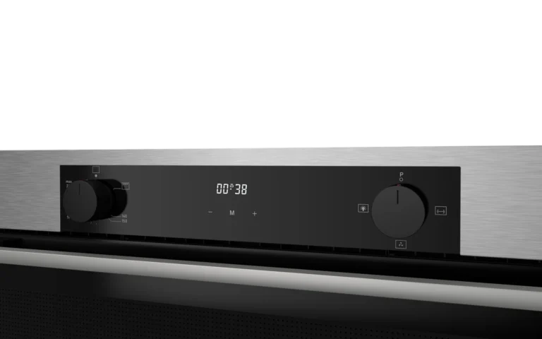 فرن إيكوماتك 90 سم غاز شواية وإستانلس ديجيتال تاتش بالمروحة - G9604TDX