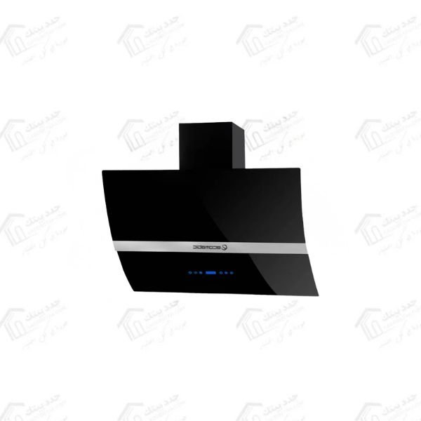 ايكوماتيك شفاط ديكوري 90 سم قوة الشفط 1000 م3/س ديجيتال كريستال أسود H910NATBLX