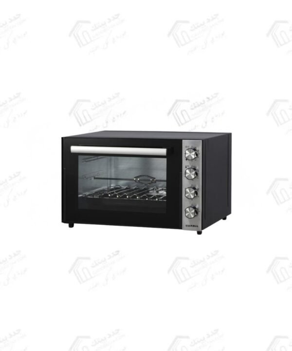 كومتيل فرن كهربائي قائم 2500 وات (Mini Oven) بسعة 70 لتر بتصميم أنيق باللون الأسود LX-9625