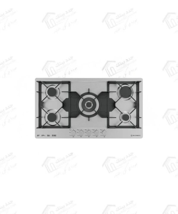 ايكوماتك مسطح غاز بلت إن 92 سم 5 شعلة بتصميم احترافي من الاستانلس ستيل S9103XLPRO