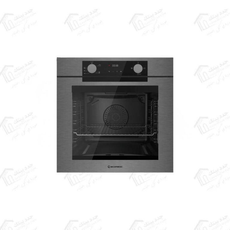 ايكوماتك فرن غاز بلت إن 83 لتر 60 سم (Dark Inox) مع شواية غاز و مروحة بتصميم فاخر G6604PRODX