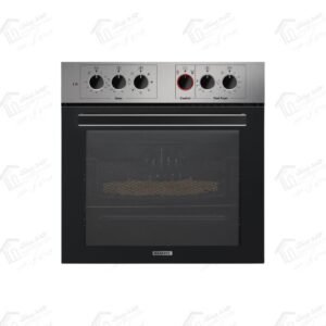 كومتيل فرن بلت ان كهرباء 60 سم 60 لتر بتصميم أنيق باللون الأسود الزجاجي B66-MFR93
