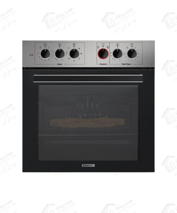 كومتيل فرن بلت ان كهرباء 60 سم 60 لتر بتصميم أنيق باللون الأسود الزجاجي B66-MFR93