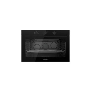 فرن إيكوماتك 90 سم غاز شواية كريستال أسود بالمروحة - G9604GT