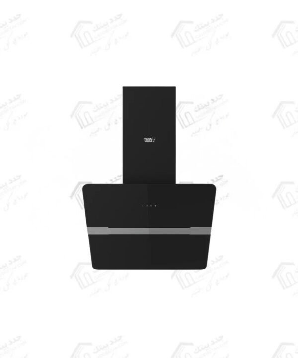تيفا شفاط ديكورى 90 سم قوة الشفط 850 م3/س بتصميم ديكوري مائل من الزجاج الأسود CTW 29-HTC-BLACK