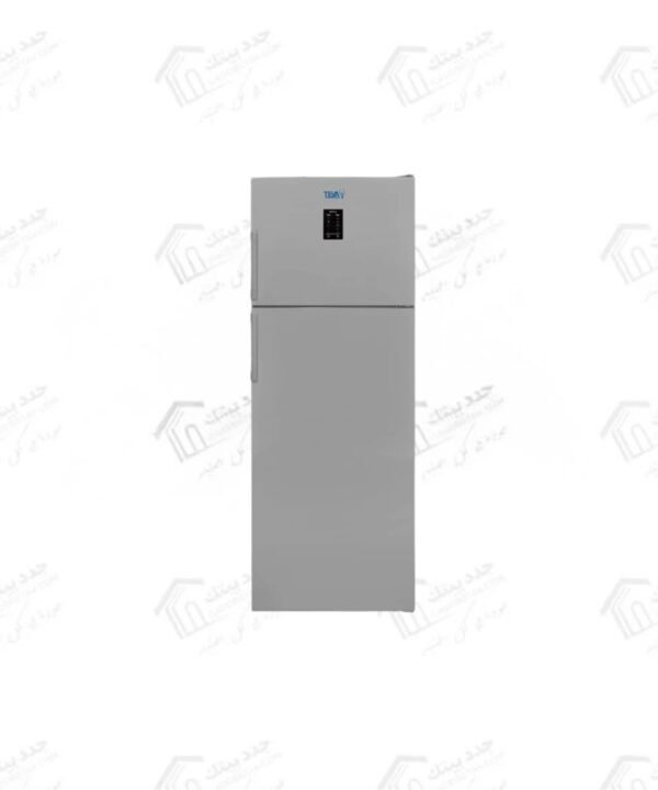 تيفا ثلاجة بسعة 451 لتر (16 قدم) تصميم بفريزر سفلي (Bottom Freezer) بتصميم Pro Steel Silver الأنيق 482S