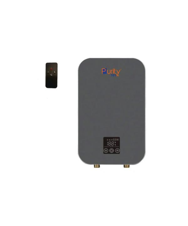 بيورتي سخان مياه فوري كهربائي 7 كيلو وات ديجيتال لون رمادي P101-7KW-GREY