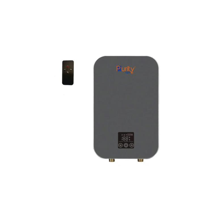 بيورتي سخان مياه فوري كهربائي 7 كيلو وات ديجيتال لون رمادي P101-7KW-GREY