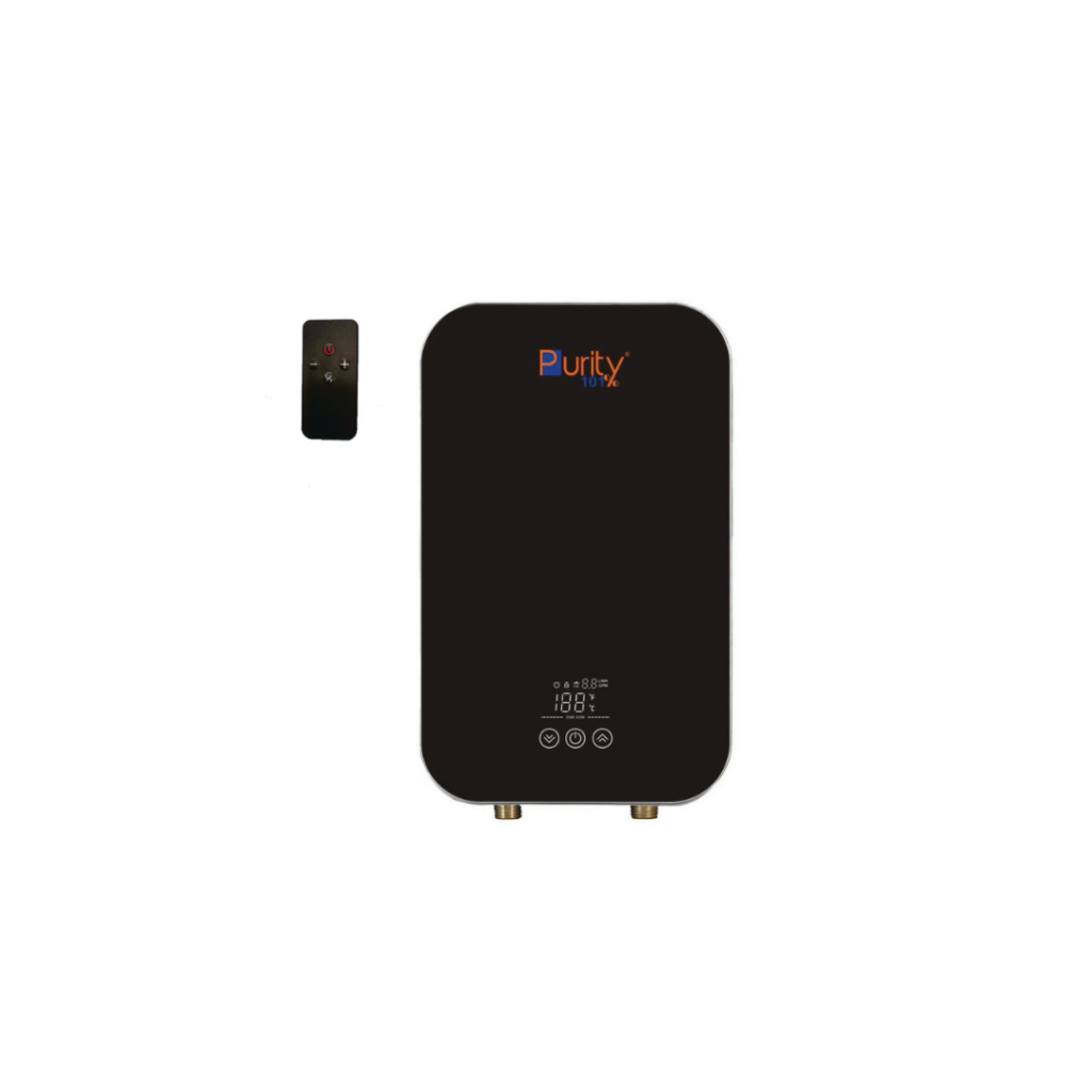 بيورتي سخان مياه فوري كهربائي 7 كيلو وات ديجيتال لون أسود P101-7KW-BLACK