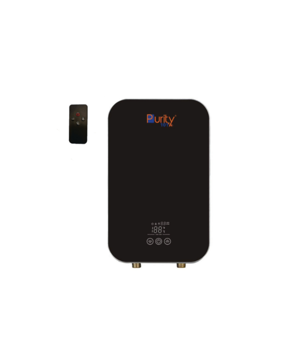 بيورتي سخان مياه فوري كهربائي 7 كيلو وات ديجيتال لون أسود P101-7KW-BLACK