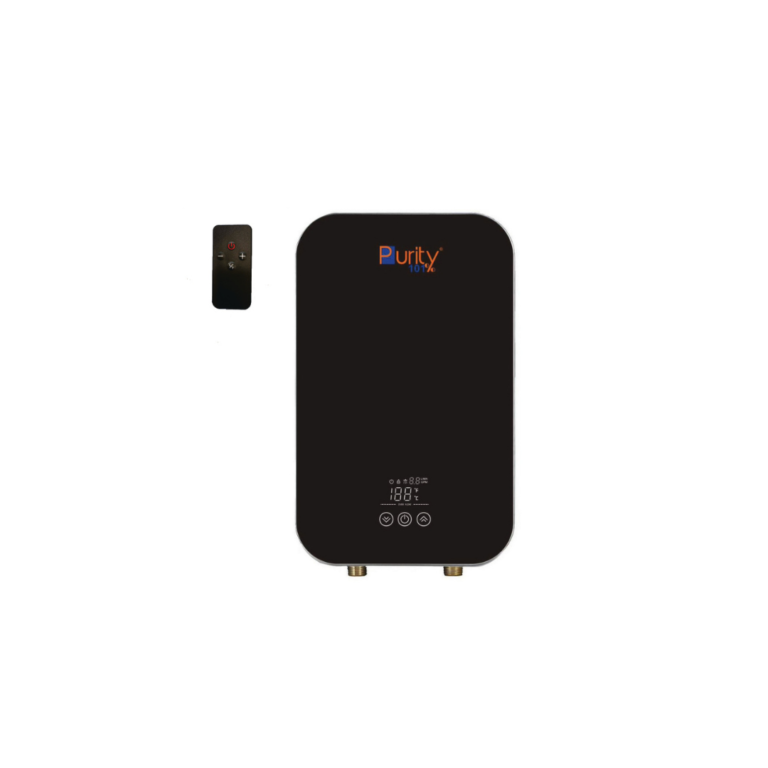 بيورتي سخان مياه فوري كهربائي 7 كيلو وات ديجيتال لون أسود P101-7KW-BLACK