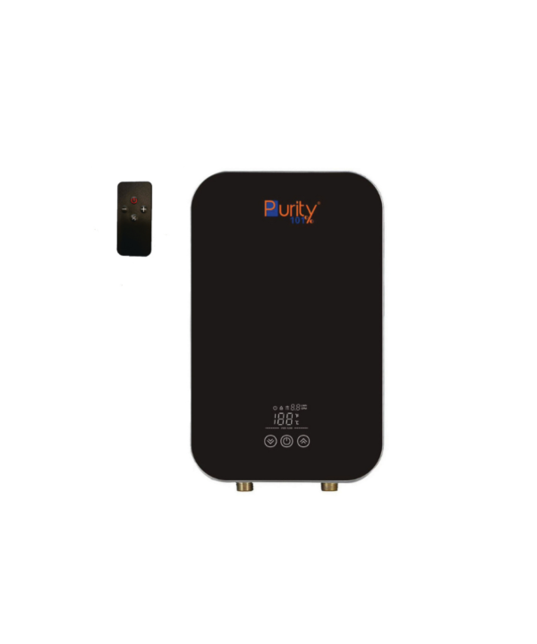 بيورتي سخان مياه ديجيتال فوري كهربائي 9 كيلو وات دجيتال لون رمادي P101-9KW-BL