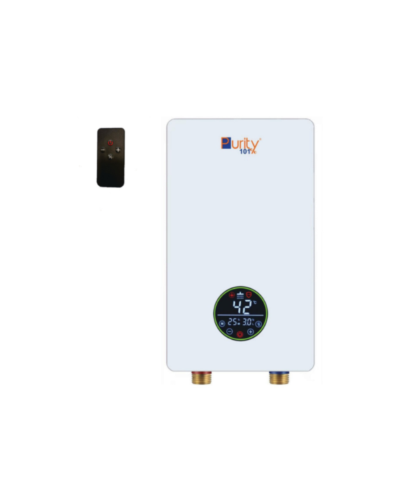 بيورتي سخان مياه فوري كهربائي 11 كيلو وات ديجيتال لون أبيض P101-11KW-WHITE