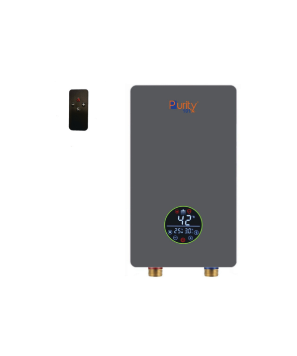 بيورتي سخان مياه فوري كهربائي 11 كيلو وات ديجيتال لون رمادى P101-11KW-GRAY