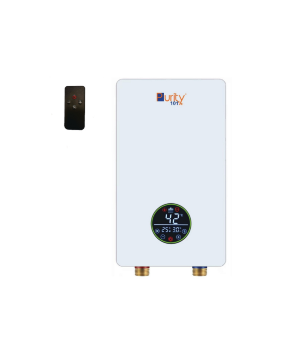 بيورتي سخان مياه فوري كهربائي 13 كيلو وات ديجيتال لون ابيض P101-13KW-WHITE